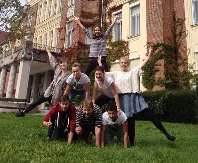 Photo of students in front of BOKU