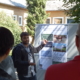 EMABG student presenting a research poster