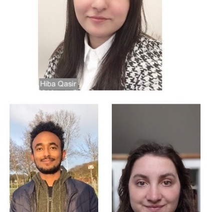 Photos of three EMABG Student Representatives